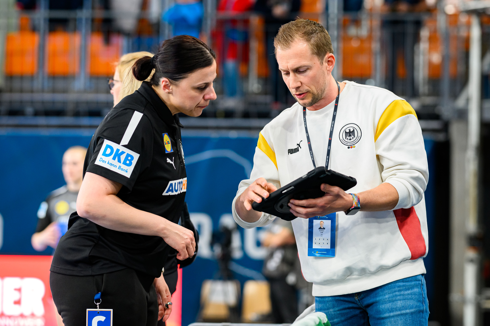 Handball live setup with videocoach